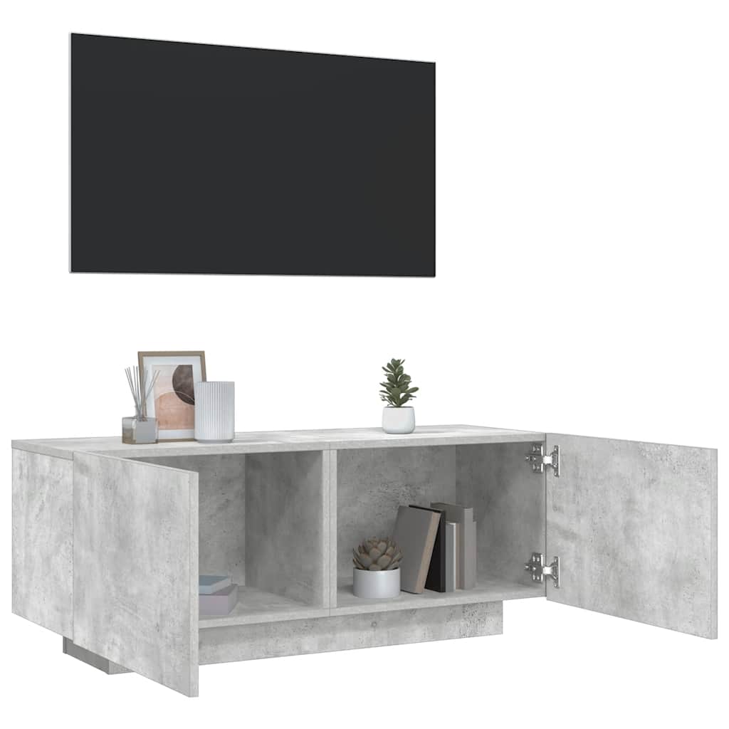 Vidaxl Szafka Pod Tv, Szarość Betonu, 100X35X40 Cm