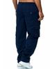 2024 Men's Versatile Multi-Pocket Cargo Pants – Casual Loose Straight Leg Fashion Trend