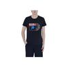 Li Ning Table Tennis Series Logo Print Round Neck Short Sleeve T-Shirt Unisex Tops Black ATST027-3
