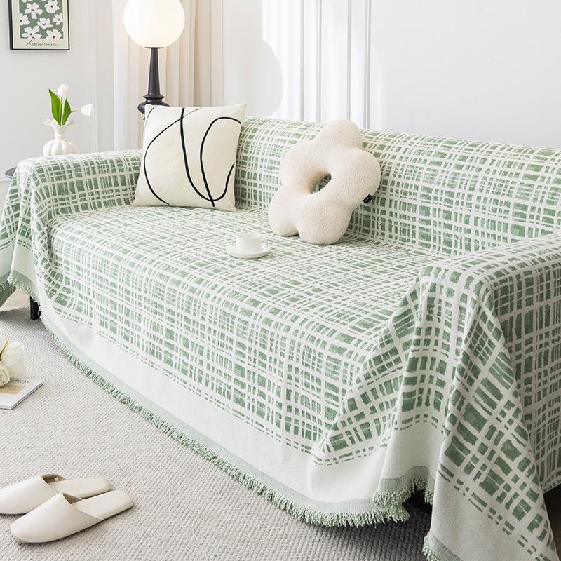 

Свежая простая диванная подушка Four Seasons Универсальная утолщенная полностью покрытая ткань для дивана 180*130cm