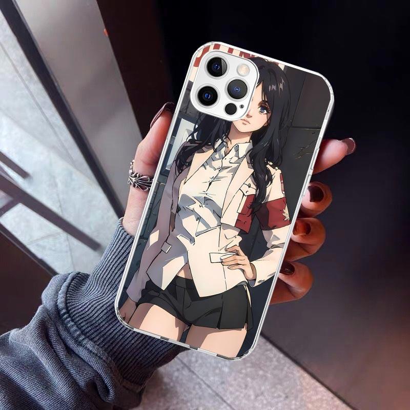 A-Attack on T-Titan Annie Mikasa Phone Case For iPhone 17 Air 11 13 Mini 14 15 Plus 16 12 Pro Max 16E SE 7 8 Pattern Soft TPU Ba