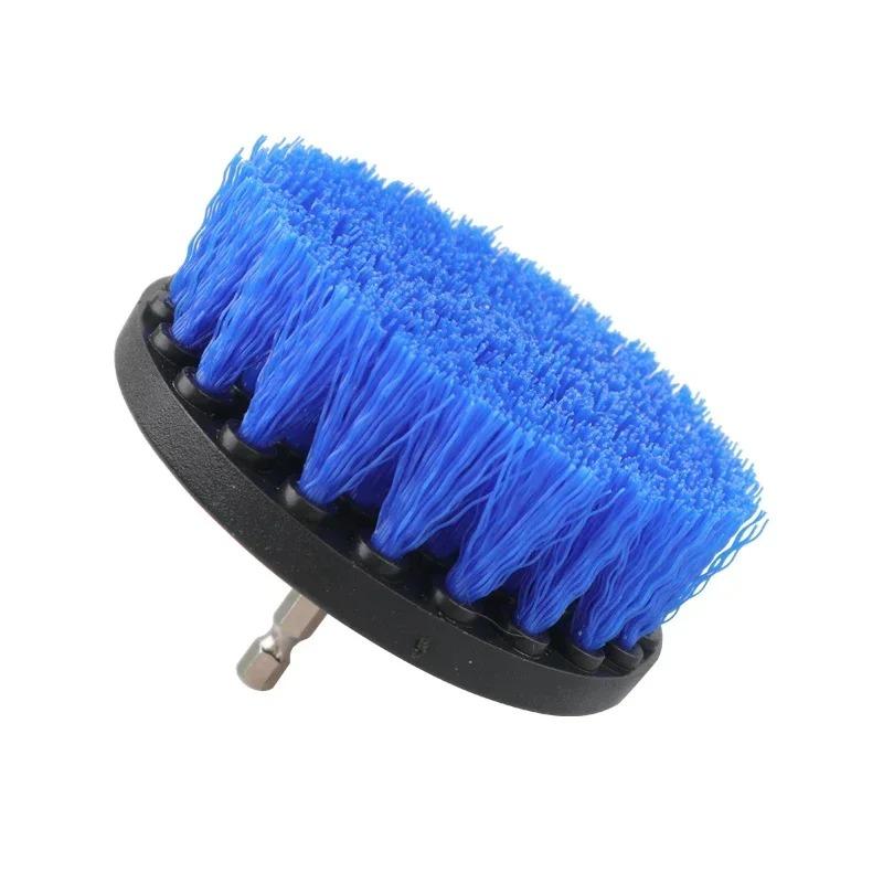 Soft Drill Brush Attachment 4inch for Cleaning Carpet & Leather and Upholstery Glass Car Tires Electric Scrubber Drill