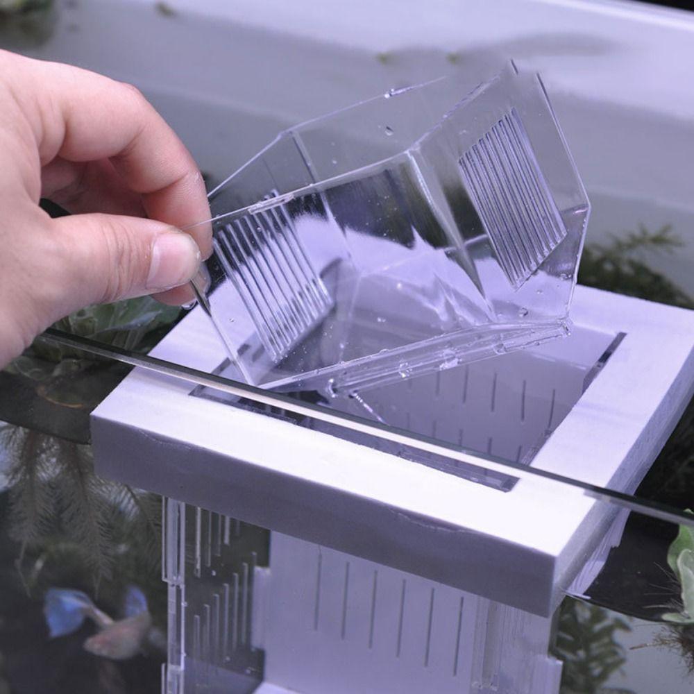 Acrylic Fish Isolation Box Detachable Fish Breeding Tank Floating Hatching Box  for Aquarium