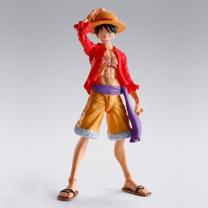 Action Figure - BANDAI - S.H.Figuarts - Monkey.D. Luffy - 15cm - 3 volti intercambiabili