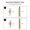 1Set Universal 936 T12 Soldering Iron Tip M2-M8 Brass Heat Insert Nut Tip with Adapter Hot Nut Internal/External Thread Head