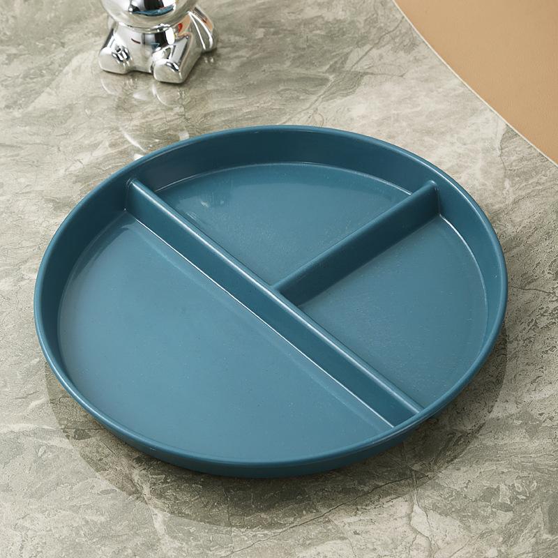 

Ветер Пластиковая Тарелка для Завтрака 211 Тарелка для Снижения Веса Корейская Сетчатая Тарелка Бытовая Количественная Тарелка Круглая Фруктовая Тарелка