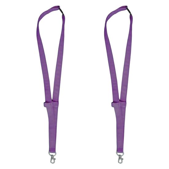 2Pcs Plain Fabric Pen Lanyards with Pen Glasses Holder Anti-Loss Student ID Badge Lanyard Practical Work Lanyard for Doctors Nurses Teachers