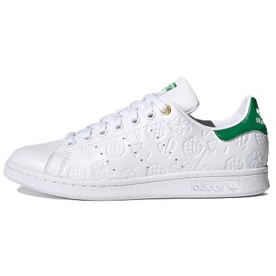 Stan Smith Ανάγλυφα Γραφικά - Λευκά Πράσινα Γυναικεία Αθλητικά Παπούτσια Cloud-White Chalk-White FX5674