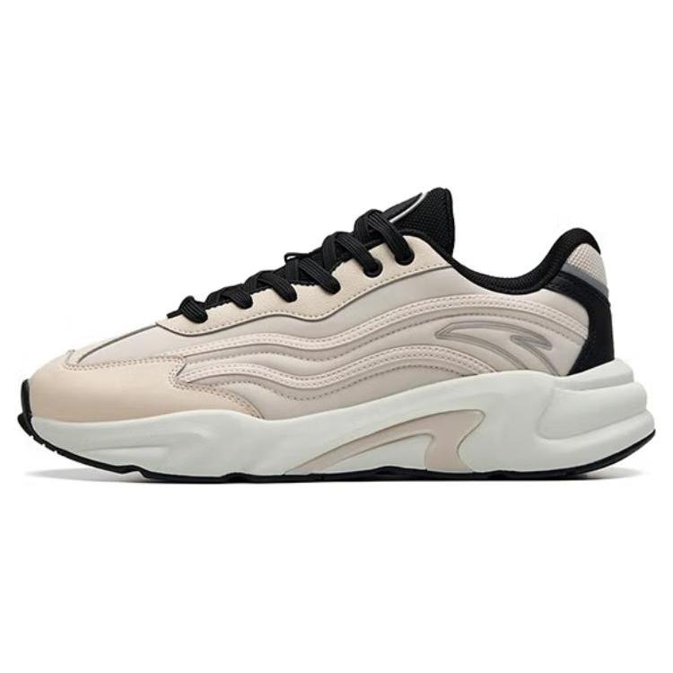 

Anta Platform Lightweight Low top Sports Casual Shoes Men s Khaki Black 912238865-2 43