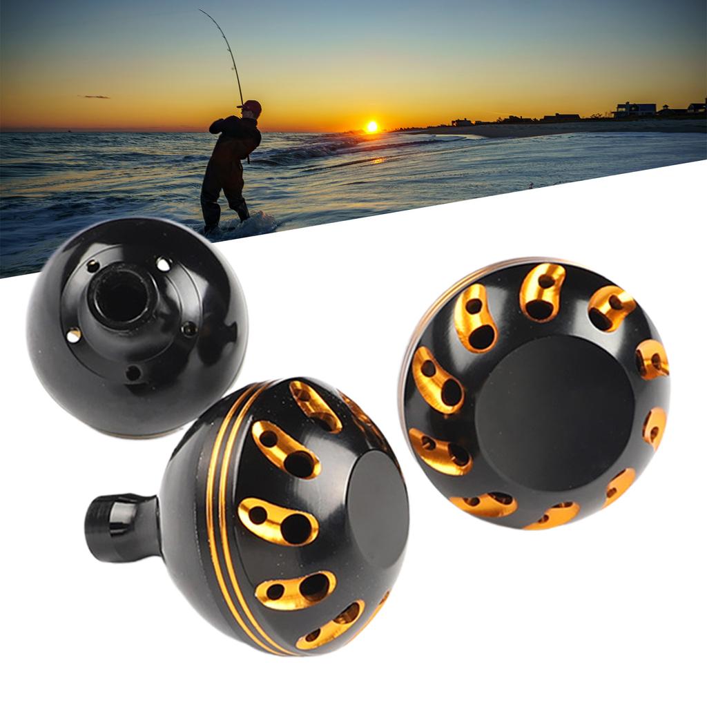 Aluminum Alloy Fishing Line Wheel Handle Knob Grip Spinnings Reel Power Knob Fishing Reels Accessories Easy to Use