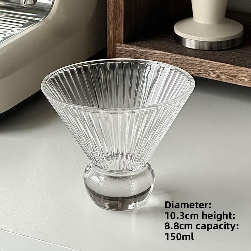 Thin Rim Cocktail Glass Vintage Style for Martini Whiskey Gin Tonic Home Bar Essential Drinkware Set Modern Party Barware