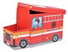 Fire Truck Storage Ottoman - Red