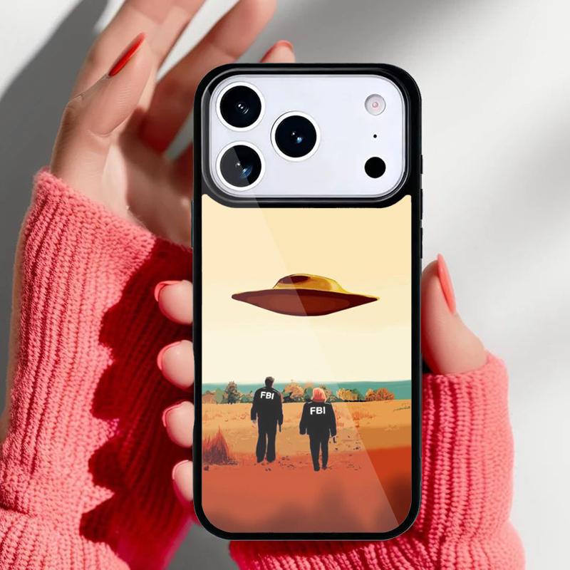 

The X Files I want to Believe soft Phone Case for iPhone 17 Air 16e 15 14 13 Pro Max Back Cover for 12 11 Pro Coque iPhone17