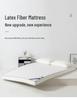 Latex Tatami Mattress for Bedroom, Dorm, or Rental - Single Bed or Floor Mat Use
