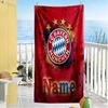 Bayern Munich Fan Artwork Customize Your Name Beach Towel Quick-Dry Soft Microfiber