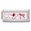 New Women's Gift Cute Rabbit Cat Dogs Italian Charms Links Beads Fit 9mm Stainless Steel Modular Modular Bracelet Jewelry