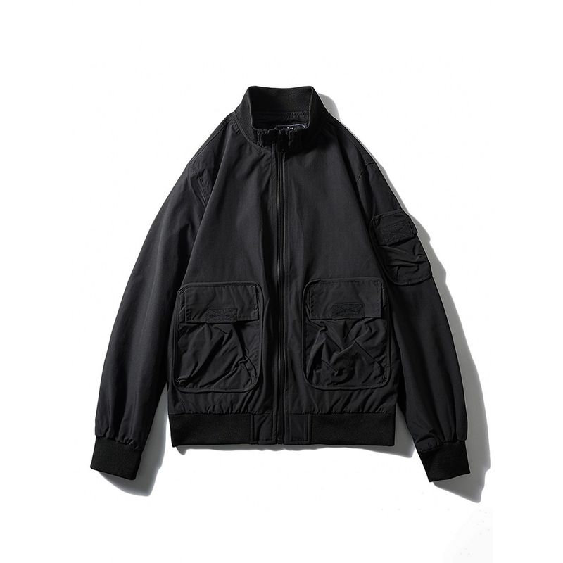 American Retro Vintage Pilot Jacket Men s Autumn and Winter Outdoor Functional Workwear Foreign Trade Men s Top Black 5XL