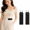 [XVYUDVMI] Buckleless Belt, Stretch Belt, Discreet Fit, Hook Closure, Lightweight, Easy Size Adjustment, Unisex, Suitable for Commuting, Business,