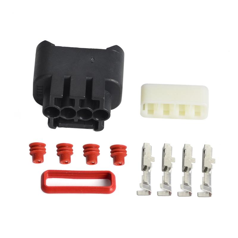 4x Ignition Coil Plug Connector Kits for Toyota Corolla NZE121 ZZE120/Altezza SXE10 GXE10/Caldina ST215, Replace for 90980-11885