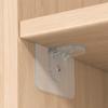 High Load Capacity Clear Cabinet Shelf Wall Hangers for Strong Support