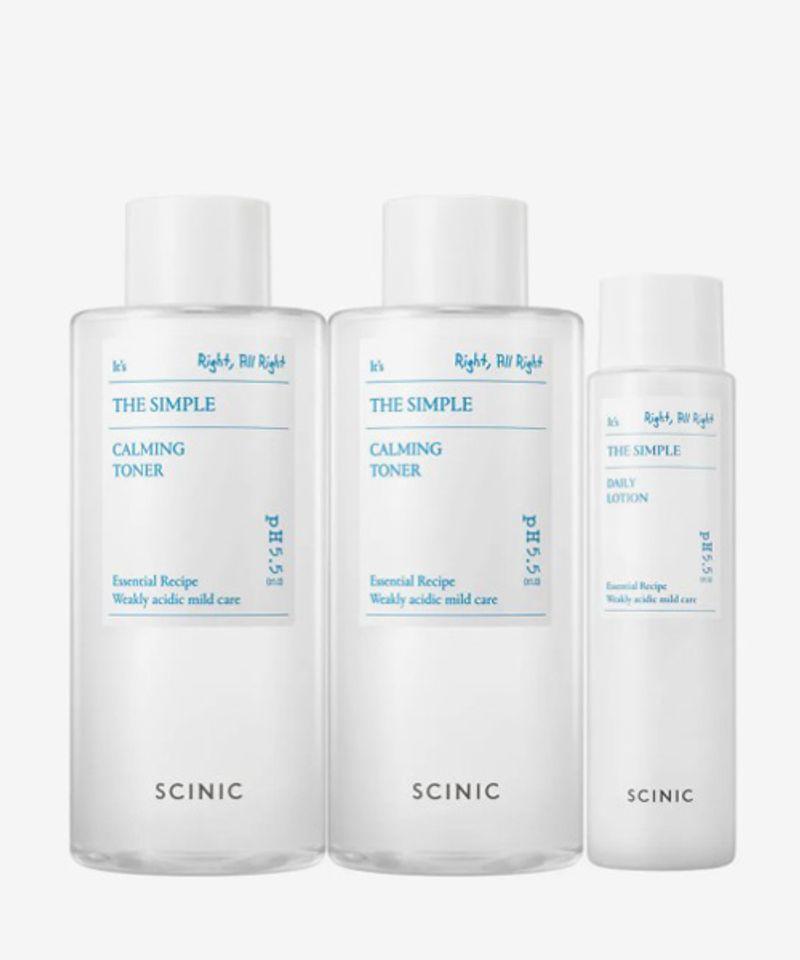 The Simple Daily Toner 300ml X 2 + Simple Lotion 145ml