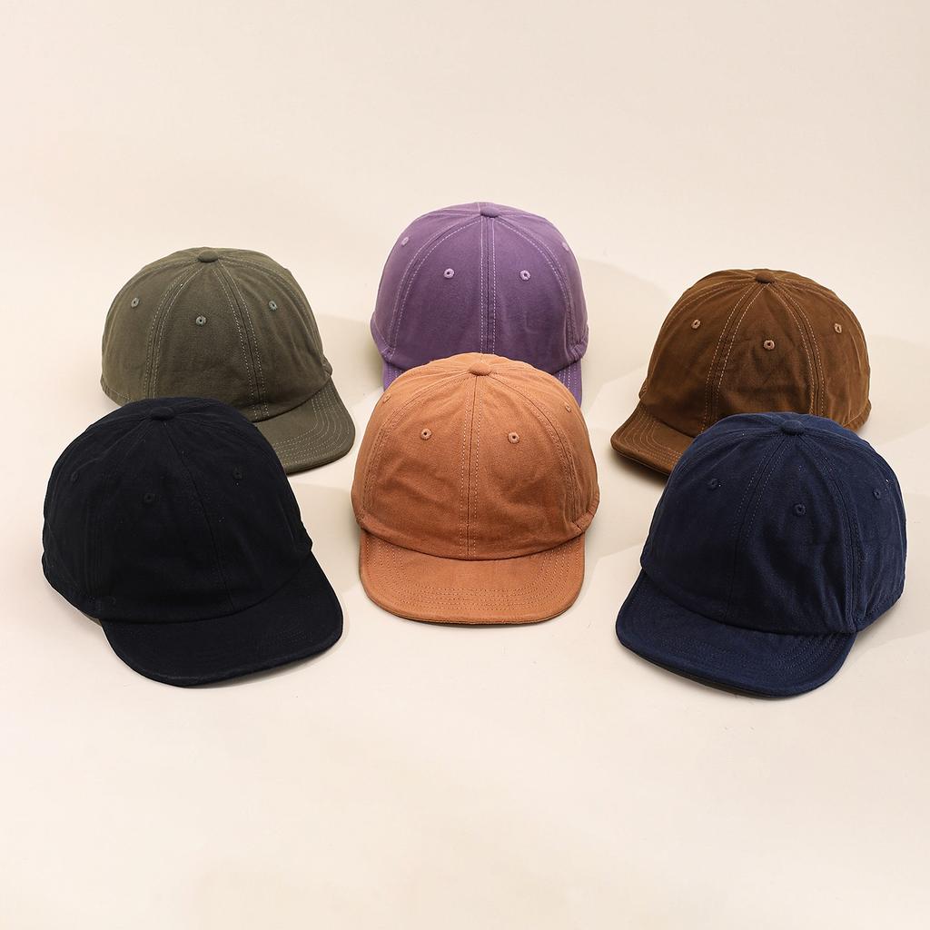 Simple Solid-color Embroidered Spike Baseball Cap, Artistic and Youthful Soft-top Baseball Cap, Suitable for Daily Commuting.