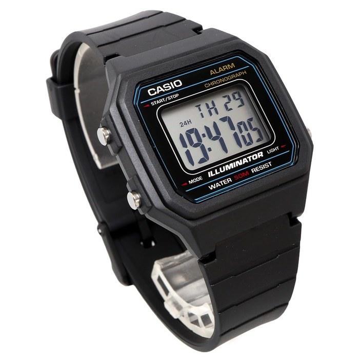 Casio Standard Digital Men's Watch W-217H-1AV Black (Imported)