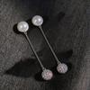 Luxury Silver Needle Diamond-Inlaid Pearl Stud Earrings: Elegant French-Style Niche Design for Women