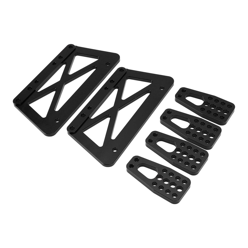 RC Metal Alloy Chassis Lift Plate Set Kit for Axial SCX10 110 RC Model Car PartsBlack