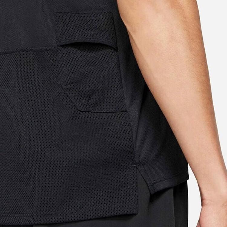 Nike Sport Running Casual Crew Neck Short Sleeve T-Shirt Men Tops Black DA1169-010