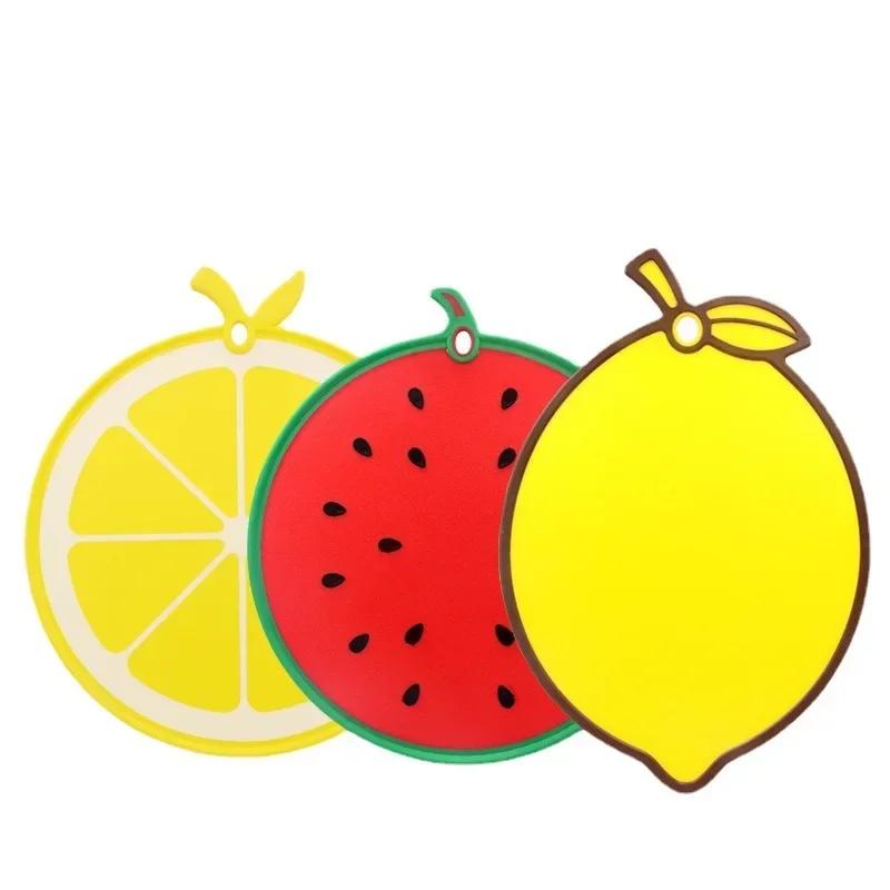 Kreative Fruchtform Lebensmittel Schneideblock Scheibe Gemüse Hackbretter Kunststoff Schneidebrett Sicher Haushaltsküchenwerkzeuge