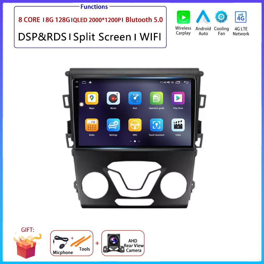 Android Carplay Auto For Ford Mondeo 5 Fusion 2012 2013 2014 2015 2016 - 2019 Car Radio Navigation GPS Multimedia Video Player