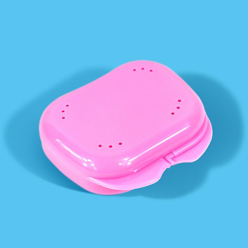 Retainer Box for Teeth Mouthguard Dental Denture Case Portable Storage for Sports Use