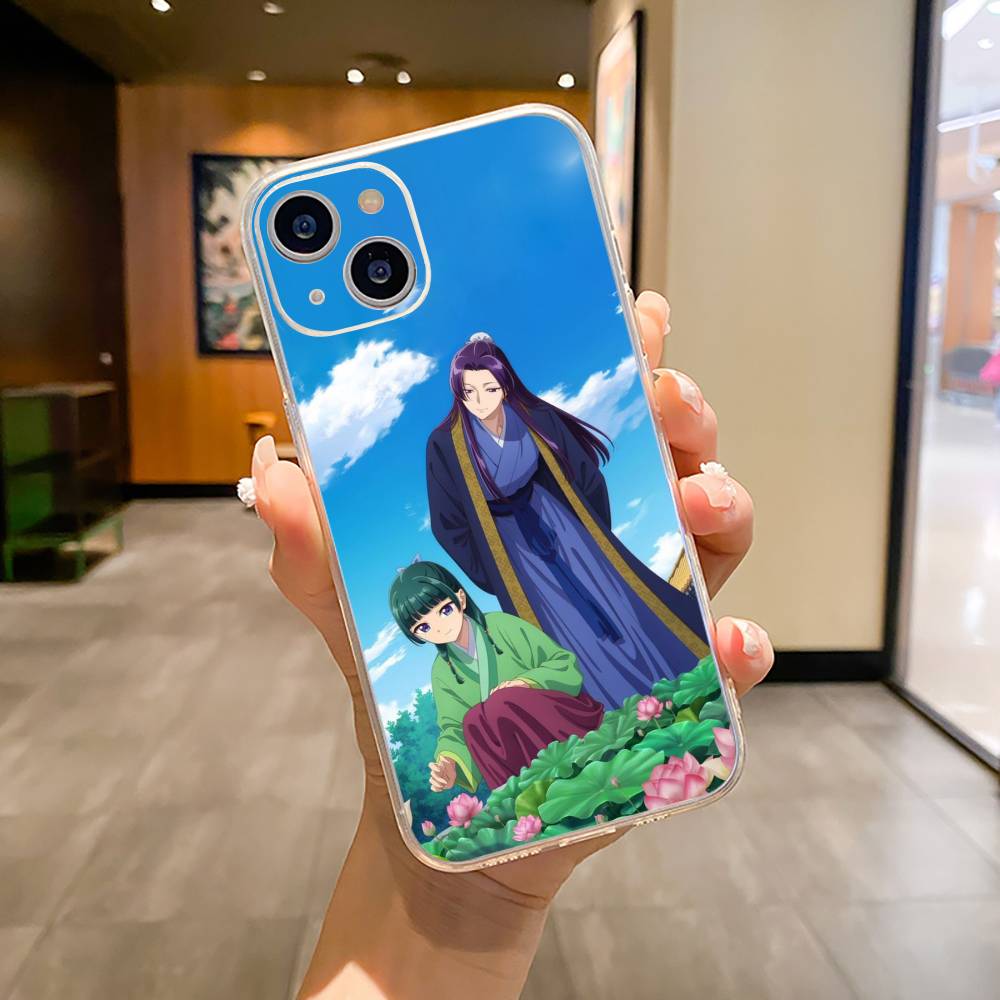 The Apothecary Diaries-Maomao-Jinshi Phone Case For iPhone17,16,15,14,13,12,Pro Max,XS Soft Silicone Transparent Cover