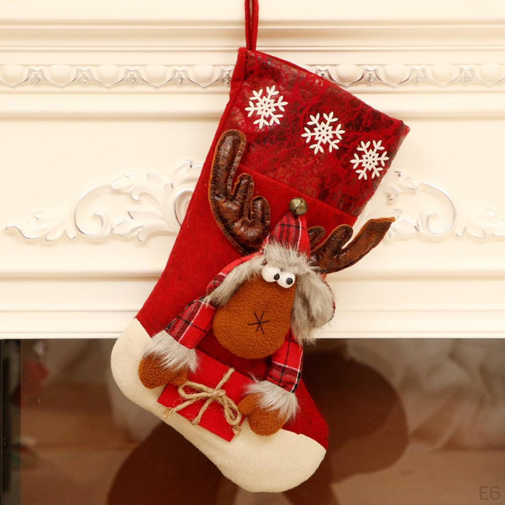 Day Stocking Kit Candy Pouch Bag Chritsmas Tree Decorations Hanging Ornaments Supplies