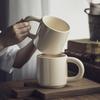 Large Capacity Simple Solid Color Ceramic Mug Office Large Water Cup Household Cup Personalized Cup Fruit Teacup
