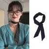 Fashion Polka Dot Silk Scarf Versatile Headwear Hair Band Korean Style Luxury Silk Scarf Belt Package Hanging Decor Accessories