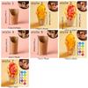 50PCS Oil-proof Disposable French Fry Cup Water Proof Eco-Friendly Kraft Paper Slanted Mouth Cup Thickened Multi-functional