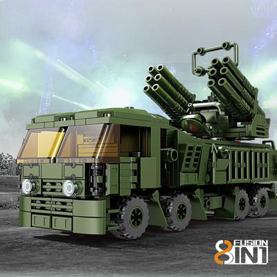 84155 Military Series 8 In 1 Armor -S1 Cannon Car Assembly Model Boy Building Blocks Toy NO BOX
