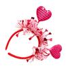 Zartes Valentinstags-Stirnband mit Herz Mädchen Valentinstags-Stirnband mit Lametta Frau Teenager Glitzer Haaraccessoire