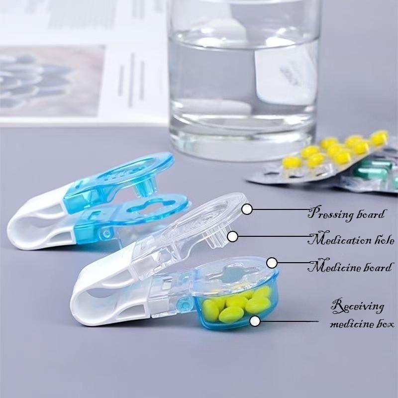 Japanese Pill Dispenser, Easy To Take Medicine Dispenser, Household Small Tool, Portable Small Size, Elderly Dispenser, New Type