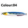 Luminous Finish Jigging Lure Laser Paper Coated Trolling Lure Slow Sinking Lure  Trolling Fishing