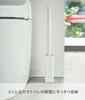 Yamazaki Flushable Toilet Brush X D11 X Toilet Brush 4857 Stand, Plate, White, Approx. W5.5 H17cm, Plate, Case,