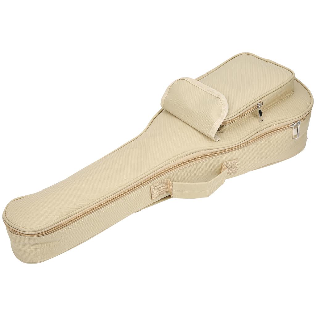 Ukulele Carry Bag Case Guitar Parts Musical Instrument Accessories Beige 24in IN?25