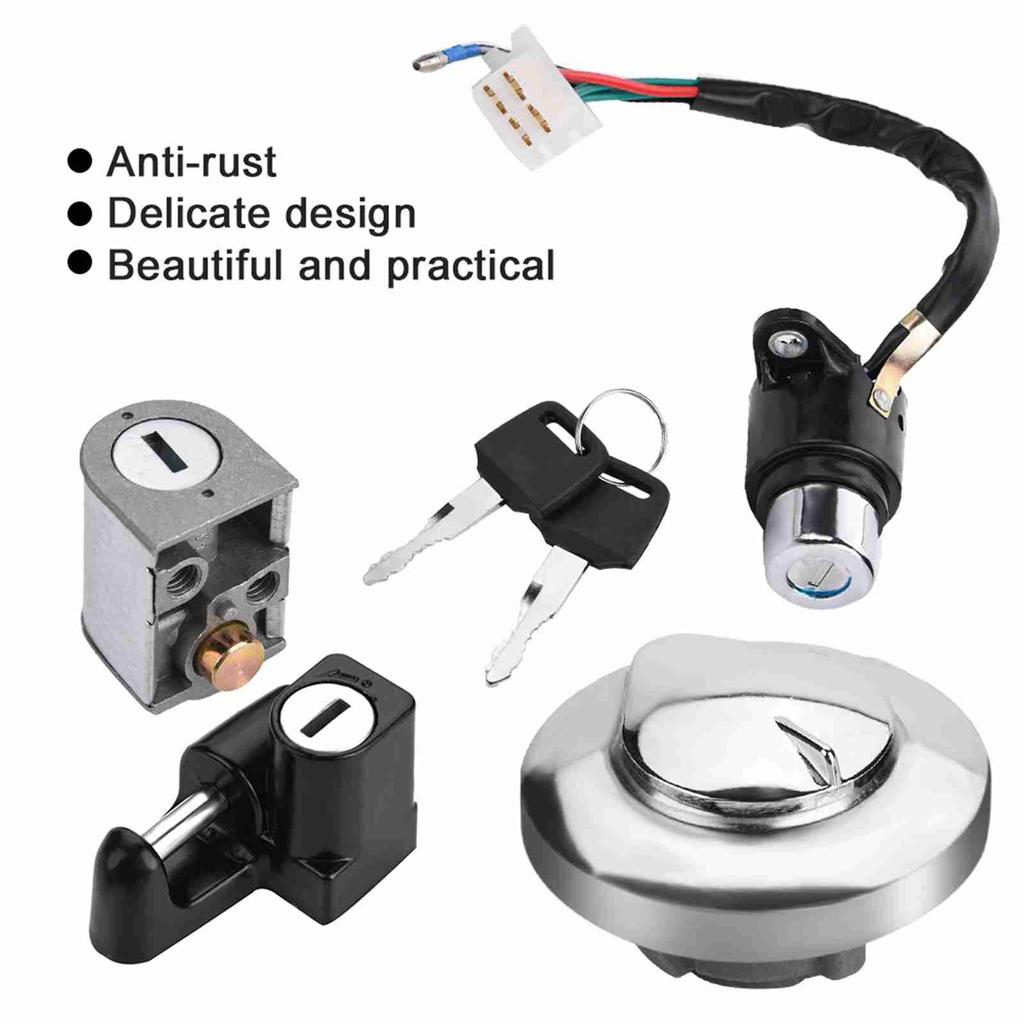 Motorcycle Ignition Switch Fuel Gas Cap Seat Lock Keys for Honda CMX250 Rebel 19852014 CA125