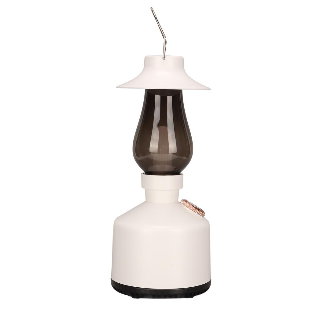 Vintage Night Light Spker IPX4 Waterproof Handheld 360 Degree Surround Sound Retro Night Light with Music