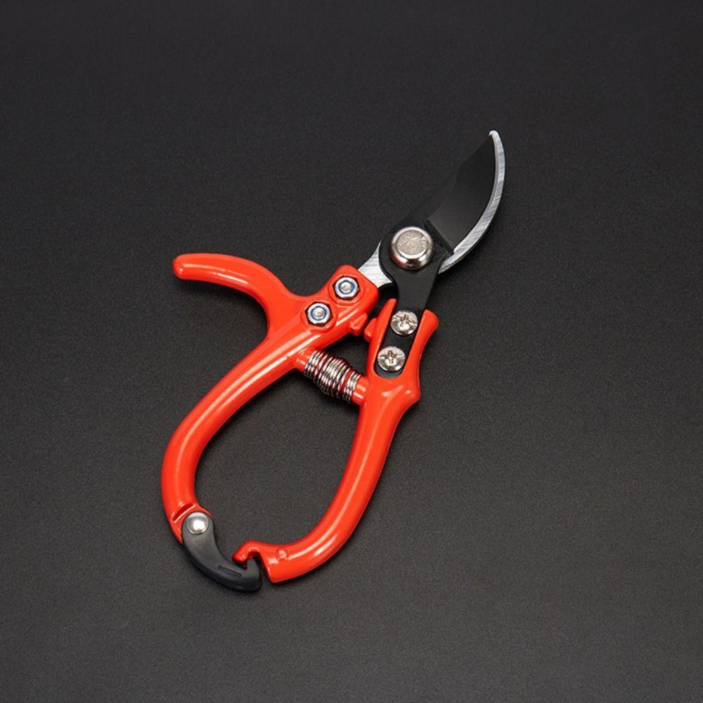 With Safety Buckle Branch Pruning Scissors Straight Plant Cutter Fruit Picking Scissors  Home