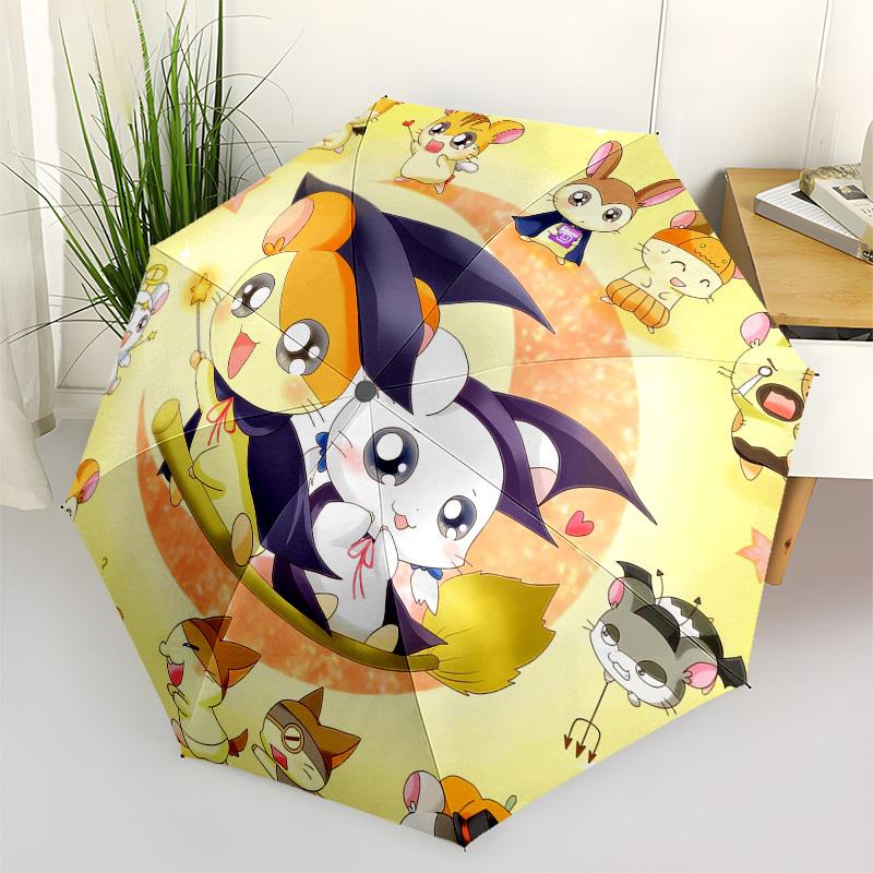 

1pc Halloween Cute Characters Umbrella with Plastic Handle,Suitable for All Seasons Home Travel Outdoor UmbrellaFP106