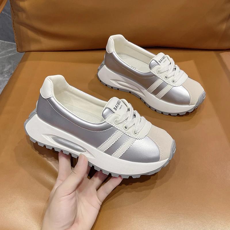 Cross Tieed Mělké Patchwork Lodičky Čtvercová výška špičky Zvyšující se Retro Mary Janes Ležérní Baletní boty Žena Trend Léto