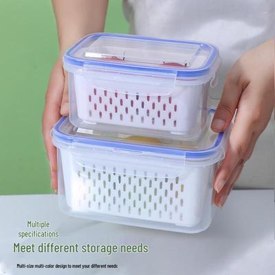Small Transparent Airtight Food Storage Container for Kitchen and Refrigerator